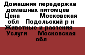 Домашняя передержка  домашних питомцев. › Цена ­ 400 - Московская обл., Подольский р-н Животные и растения » Услуги   . Московская обл.